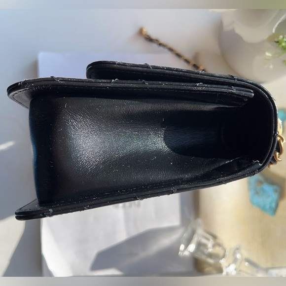 Chanel Calfskin Quilted Mini Vintage Flap with Adjustable Strap Black - Picture 4 of 11